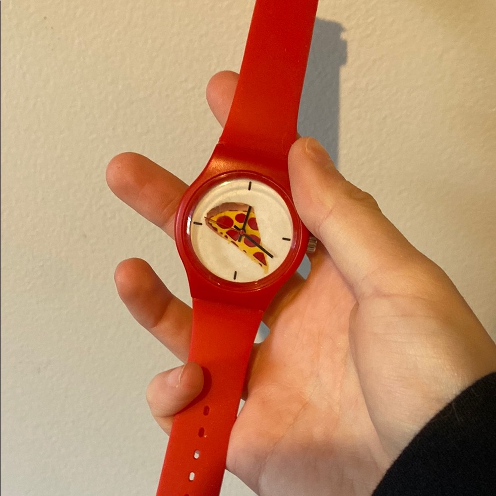 Red Pizza Graphic Watch ~can’t be found anywhere else in the world check Google!